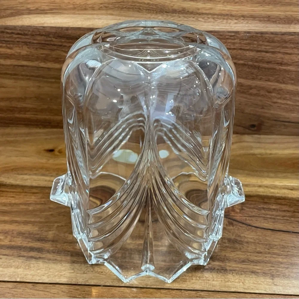 Vintage Bohemia Ballerina Crystal Ice Bucket Prima Collection Czech Republic.